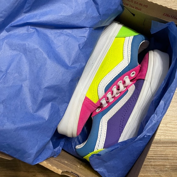 Girls multi-colored Vans classic - Picture 8 of 10